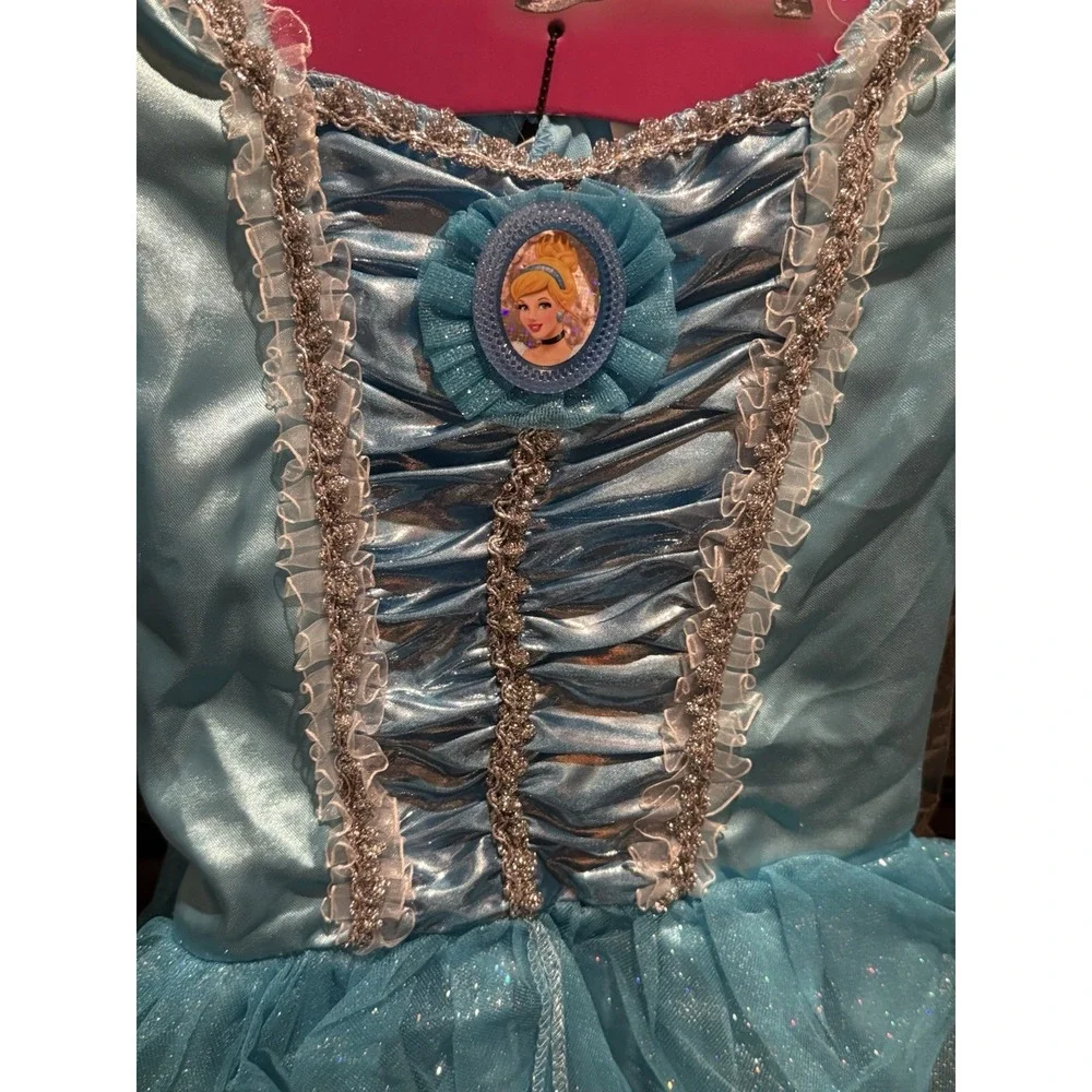 NWT DISNEY PRINCESS CINDERELLA HALLOWEEN COSTUME  SIZE S 4-6X
